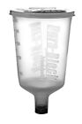 Dura-block Ce500 Disposable 16.9oz Paint Cups For Gravity Feed Spray Guns 50...