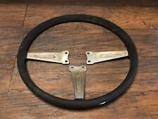 Vintage Split Hub 3 Spoke Mg Steering Wheel Midget Porsche Vw Car Automobile
