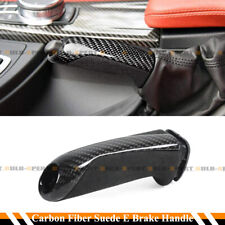 For Bmw E90 E92 F30 F32 F80 F82 Real Carbon Fiber Suede E Brake Handle Handbrake