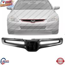 New Front Grill Grille Assembly Black For 2003 2004 2005 Honda Accord Sedan