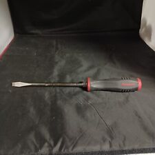 Snap On Tools Red 38 Flat Head Soft Grip Screwdriver Sgd8a