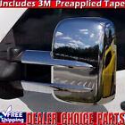 1999-2015 Chevy Silverado Gmc Sierra Chrome Mirror Covers Towing Heavy Duty Tow