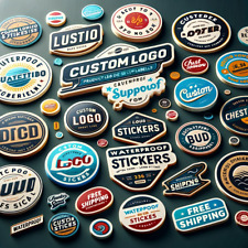 Custom Logo Stickers Product Labels Die Cut Stickers Custom Stickers Bulk Decal