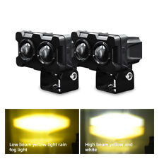 2x 3inch 40w Led Work Light Spot Flood Cube Pods Bar Driving Fog Lamp Offroad
