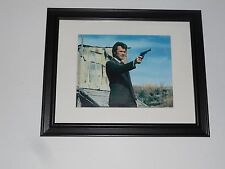 Large Framed Dirty Harry Clint Eastwood Film Print In Black Frame 24 By 20
