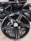 06-11 Oem 18 Mercedes Benz Amg Cls550 Cls55 Factory Wheels Rims Set Black Gloss