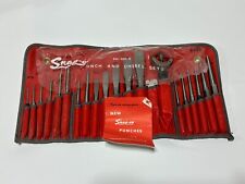Snap-on Tools Usa Ppc200k 21pc Punch And Chisel Set Complete W C211a Kit Bag