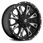 17 Inch Black Rims Wheels Fuel D513 D51317909850 Throttle 6x5.5 6x135 17x9 1