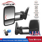 Pair Power Heated Tow Mirrors For 2003-2006 Chevy Silverado 1500 2500hd 3500hd