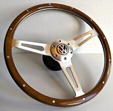 Steering Wheel Wood Vintag Fits For Vw Used Bus Transporter Vanagon T25 T3 80-93