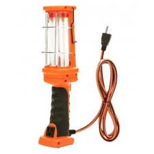 L1921 6 Orange 26-watt Fluorescent Hand Held Work Light With Grounded Outlet
