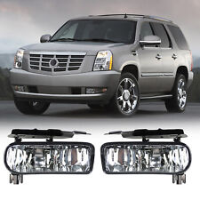 Fog Lights For 2002-2006 Cadillac Escalade Front Bumper Lamps Driving Lamps New