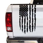 Distressed American Flag Truck Tailgate Vinyl Decal Usa Sticker Fits Most Trucks