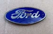28 29 30 Model A Ford Car Truck Radiator Grille Shell Emblem Blue Oval Patina