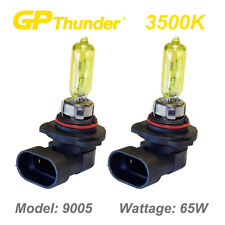 Gp Thunder 3500k Super Gold Xenon Halogen Light Bulbs Pair 9005 Hb3 65w