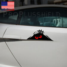1pc Red Eyes Monster Peeper Scary Funny Car Bumper Window Vinyl Decal Sticker