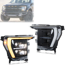 Full Led Headlights For Ford F-150 F150 P702 14th Gen 2021 2022 2023 Front Lamps