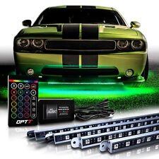 Opt7 Aura All-color Led Underglow Car Lighting Kit With Soundsync Music - 4pc