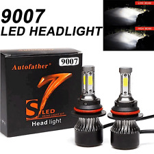 9007hb5 Car Led Headlight Bulbs Hi Lo Dual Beam Replacement Kit White 6000k