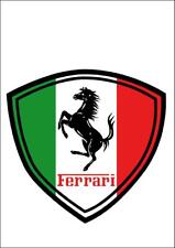 Ferrari Shield 5 Colors Logo Italy Car Decals Vinyl Sticker Bumper Sticker