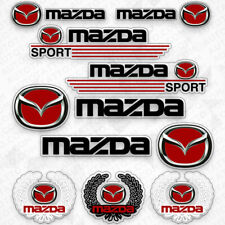 For Mazda Motor Sport Car Logo Sticker Vinyl 3d Decal Stripes Logo Decorate