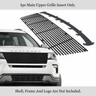Fits 2016-2019 Ford Explorer Main Upper Stainless Black Billet Grille Insert
