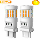 Oxilam Led Turn Signal Lights Bulbs Yellow Amber Switchback 3157 3057 4057 4157