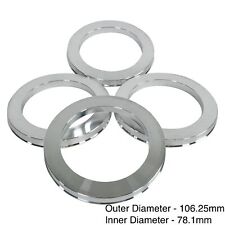 Set Of 4 Hub Centric Hubcentric Aluminum Rings 106.00 Mm - 78.1 Mm 106 78.10