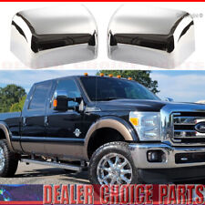 2008-2016 Ford F250 F350 F450 F550 Superduty Chrome Mirror Covers Half Towing