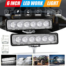2x 6 Inch 36w Led Work Light Bar Spot Fog Lamp Offroad Driving Truck Suv Atv 4wd