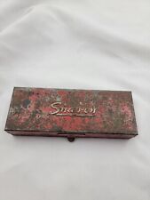 Vintage Snap On Small Red Metal Heavy Duty Tool Socket Box
