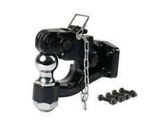 Pintle Hitch W 2 Trailer Ball Combo Combination Hitch W Mounting Kit