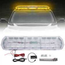 Amber 48 Inch Rooftop Low Profile Led Strobe Light Bar Emergency Safety Warning