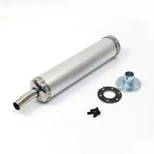 Universal Motorcycle 2 Stroke Adjustable Exhaust Muffler Pipe Silencer Scooter