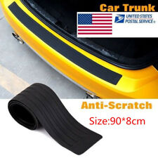Black Car Rear Bumper Guard Trunk Edge Rubber Protector Strip Trim Cover 908cm
