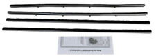Window Sweeps Weatherstrip For 1959 Ford Ranchero Standard Cab Black Front