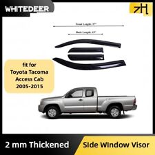 Fits Toyota Tacoma 2005-15 Access Cab Side Window Visor Sun Rain Deflector Guard