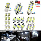 20pcs Led Interior Lights Bulbs Kit Car Trunk Dome License Plate Lamps 6000k