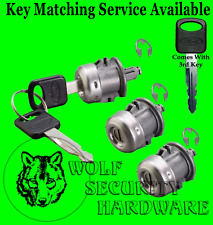 Ford Excursion 00-06 Door Pair Rear Tailgate Key Cylinder Lock Set W 3 Keys