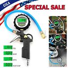 Digital Tire Inflator With Pressure Gauge 250 Psi Air Chuck For Truckcarbike
