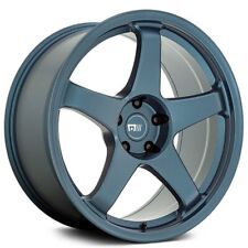 18 Staggered Motegi Racing Wheels Mr151 Cs5 Satin Metallic Blue Rims