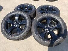 20 Dodge Ram 1500 Oem Limited Black 2676 2723 Wheels Rims Tires 2023 2024 New