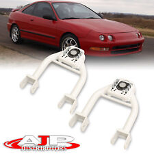 Adjustable Front Upper Control Arms Camber Kit White For 1992-1995 Honda Civic