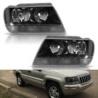 Fit For 1999 2000-2004 Jeep Grand Cherokee Front Headlights Replacement