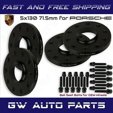 4pc 5x130 20mm Hub Centric Wheel Spacers For Porsche 911 Comes With Lug Bolts