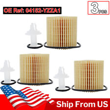 Oem 04152-yzza1 Engine Oil Filter Pack Of 3 For Toyota Scion Lexus New Usa