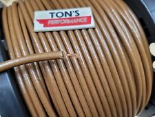 7mm Copper Core Braided Cloth Brown Vintage Spark Plug Wire Diy Foot