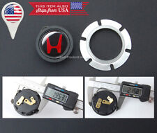 Black Jdm Horn Button For Momo Grant Dino Sparco Steering Wheel For Honda Acura
