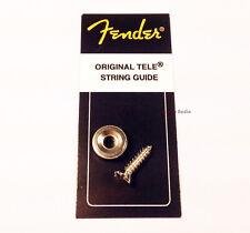 Genuine Fender Teletelecaster Guitar Chrome String Tree Guide W Mounting Screw