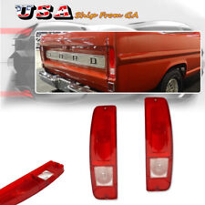 Taillights Lenses Only Pair Set For 1967-1972 Ford Truck F100250350e100e200